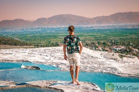 Die heißen Quellen von Pamukkale und die antike Stadt Hierapolis von Antalya