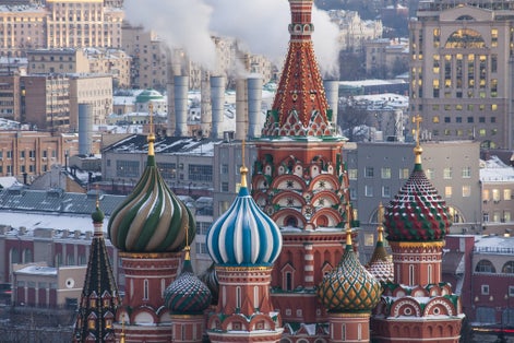 photo of St Basil's Church .