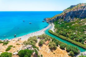 Viagem de dia inteiro à praia de Preveli e Plakias saindo de Rethymno