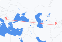 Loty z Karszy, Uzbekistan do Prisztiny, Kosowo