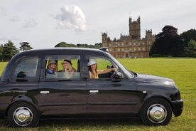 Downton Abbey and Castle Taxi Tour fra London med hotellhenting