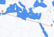 Flights from Riyadh to Málaga