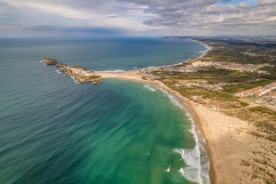 Photo of aerial view of Ferrel, Portugal.