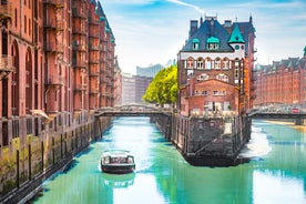 Photo of scenic summer view of the Old Town architecture with Elbe river embankment in Dresden, Saxony, Germany.