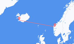 Flights from Reykjavík to Sandane