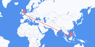 Flights from Brunei to the United Kingdom