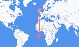 Flights from St. Helena to Wales