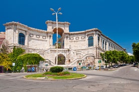 Photo of majestic aerial view of famous European city of Pula and arena of roman time, Istria county, Croatia.