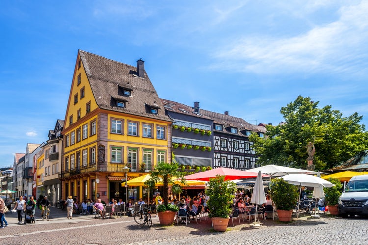 Photo of Old city of Offenburg, Germany .