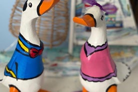 Wooden Duck Painting or Pottery Painting 