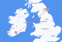 Flyg från Cork, Irland till Newcastle upon Tyne, England