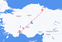 Voli da Adalia, Turchia a Karamustafapasa, Turchia