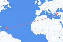 Saint Lucia to Dalaman