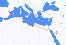 Flights from Medina to Valencia