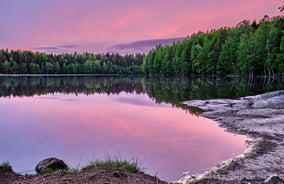 Photo of Old church of Harjavalta, Finland.