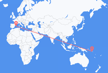 Honiara to Palma