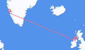 Vuelos desde Irlanda del Norte a Groenlandia