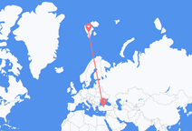 Flyrejser fra Ankara til Svalbard