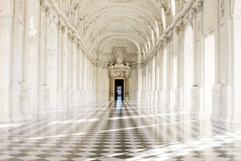 La Venaria Reale: Galleria Grande, Torre del Belvedere and Church of St. Hubert