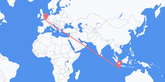 Flights from Christmas Island to France