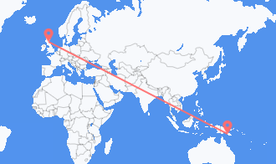 Flights from Papua New Guinea to Scotland