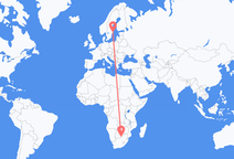 Flights from Gaborone to Stockholm