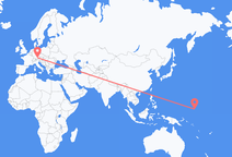 Flyrejser fra Kosrae, Mikronesien til München, Tyskland