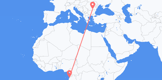 Gabon to Romania