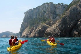 Excursion en kayak de mer sur la Costa Brava au départ de Barcelone