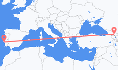 리스본에서 출발해 트빌리시로 향하는 항공편