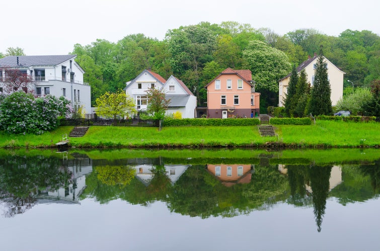 Waterfront home in Herford Germany.