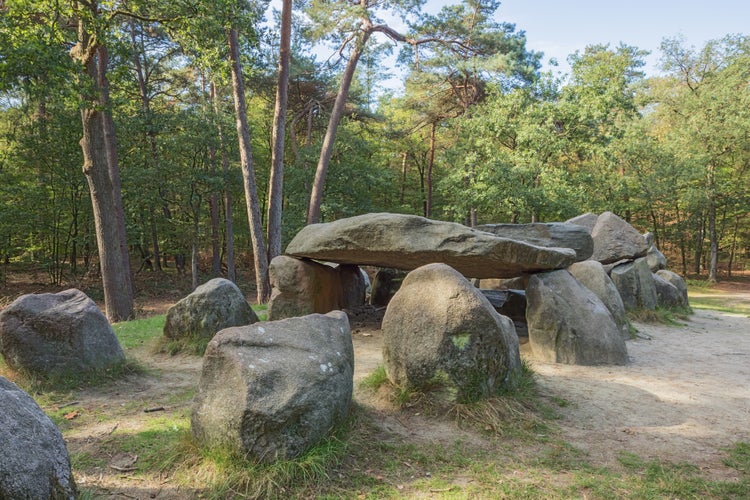 photo of view of Right hand side view of Dolmen D45 in the vicinity of Emmen.