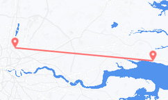 Train tickets from Southend-on-Sea to Walthamstow