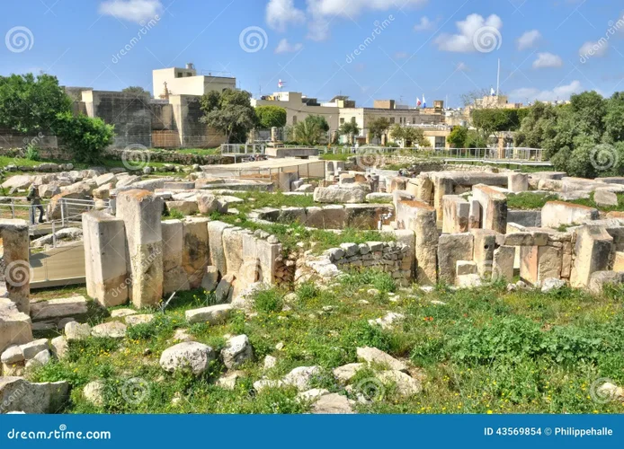 photo of view of Tarxien, Malta.