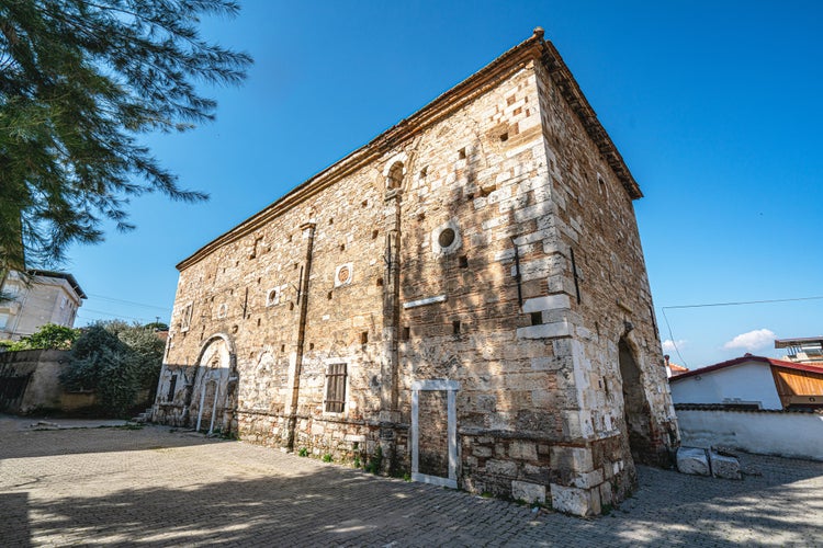 The old and abandoned Taxiarchis Church in Mursallı, Germencik, Aydın 