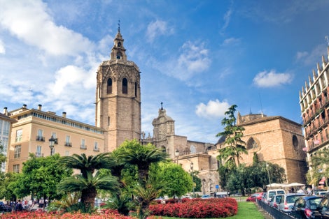Photo of Micalet, Cathedral of Valencia Spain .