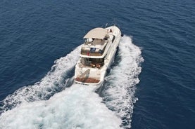 Privater VIP-Motoryacht-Charter in Bodrum für 6 Stunden mit Mittagessen