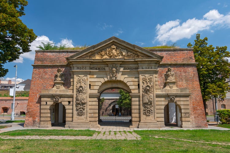 Theresian Gate, it got its name from Marie Theresa during her visit of Olomouc, Czech Republic.