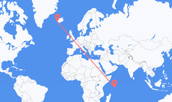 Flights from Mahé to Reykjavík