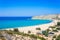 photo of view of The tropical and scenic nudist beach of Sarakiniko on Gavdos island, Greece.