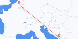 Belgien nach Montenegro