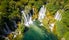 Photo of aerial view of Kravica Waterfalls (Vodopad Kravica), Bosnia and Herzegovina.