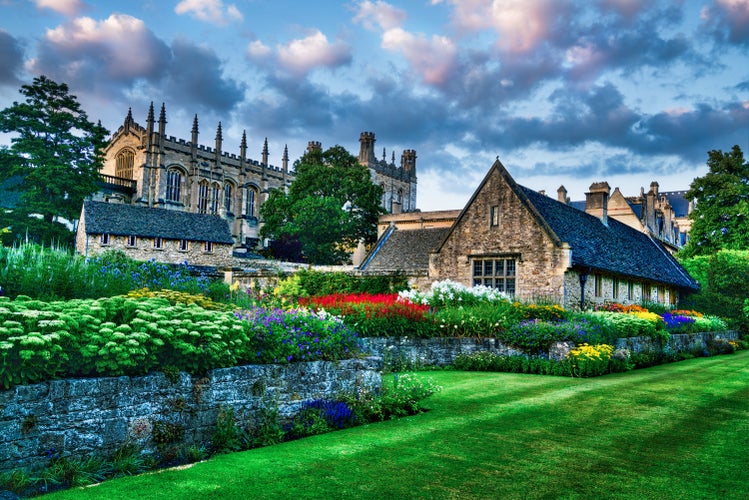 Photo of Christ Church College, Oxford, England, UK.