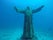 Submerged statue of Padre Pio, Italy