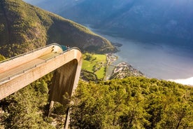 Flam: visite spectaculaire du point de vue de Stegastein (petit groupe)