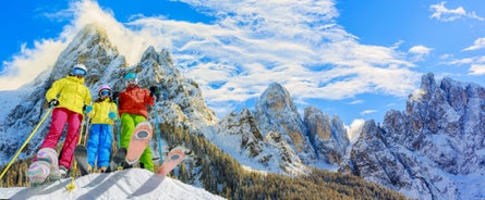 photo of Winter Cityscape of Cavalese, Val di Fiemme, Trentino Alto Adige, Italy.