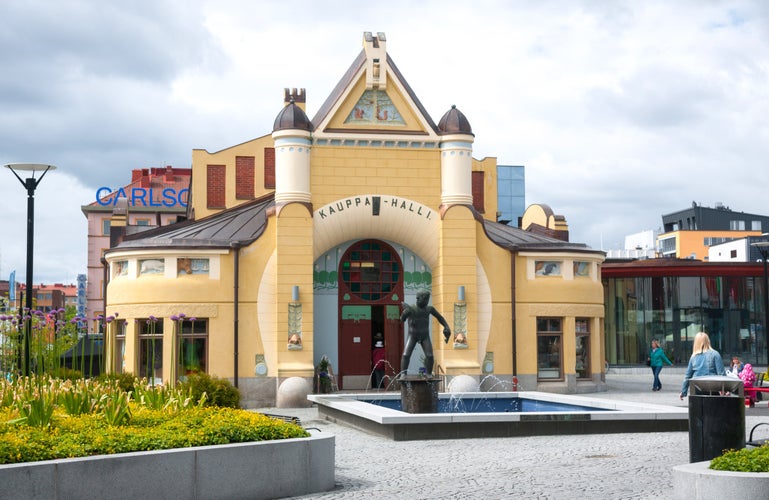 Photo of Kuopio Market Square ,Finland.