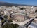 Photo of aerial view of bullring with the city in the background, Inca, Mallorca, Balearic Islands, Spain.