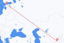 Lennot Dushanbesta Tallinnaan