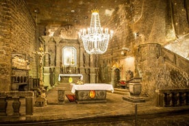 Skip-the-line Wieliczka saltmine-tur i bil fra Krakow